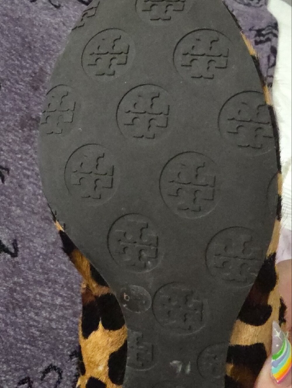 Tory Burch Tassel Ballet Flats in Brown and Black Sz 6 Says 6.5 Runs Small - Picture 13 of 16